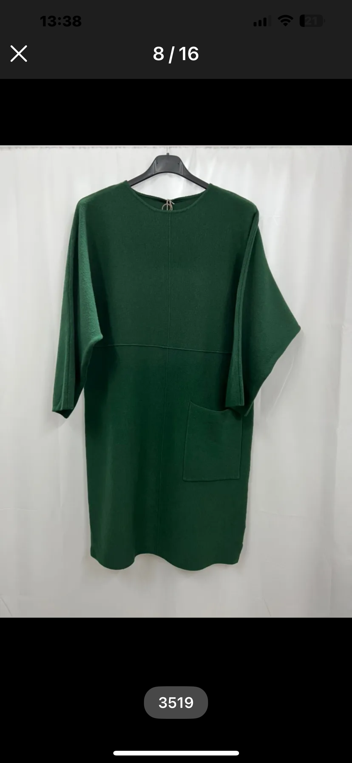 Remi Knit Jumper Dress With Pocket One Size (3 Colours) (Re-Stocked )