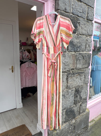 Sunset Striped Jumpsuit