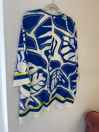 Kimono Cobalt Cream & Lime
