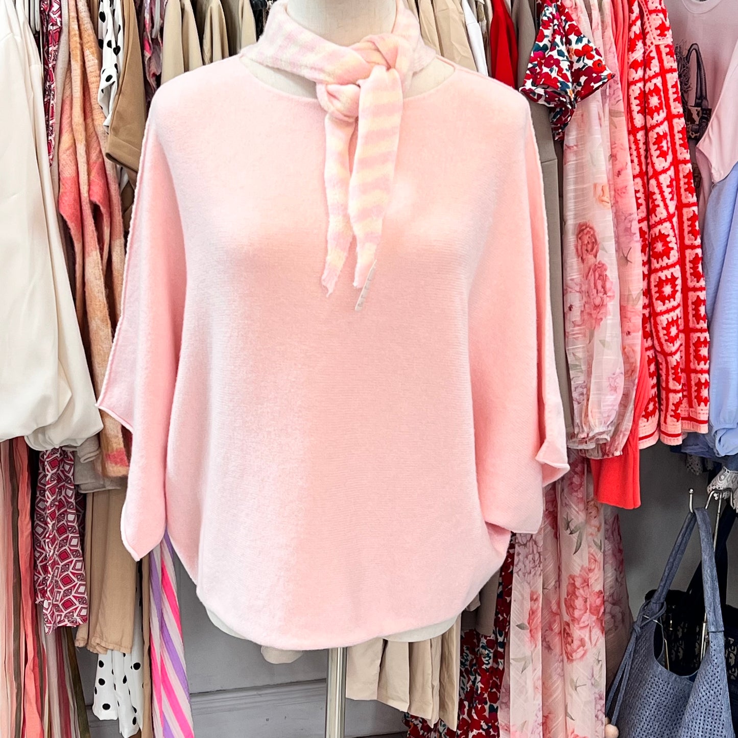 DECK Soft Knit Batwing Jumper (4 Colours)