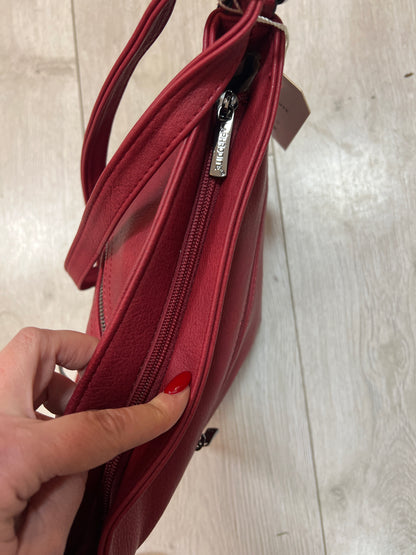 Crossbody Leatherette Bag Wine