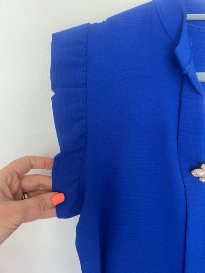 Sarah Sleeveless V Neck Top (3 Colours)