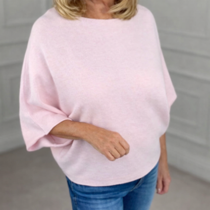 DECK Soft Knit Batwing Jumper (4 Colours)