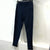 DECK Navy Patterned Cotton Joggers with Satin Stripe