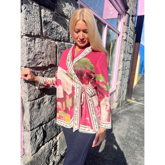 Almalfi Suedette Wrap Over Jacket (3 Colours)