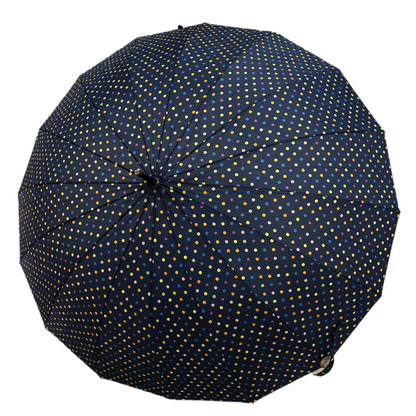 Polka Dot Walking Stick Umbrella