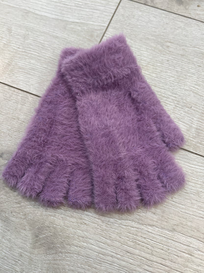 Soft Fingerless Gloves (6 Colours)