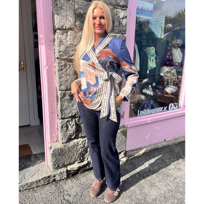 Lara Wide Leg Dark Denim Jeans
