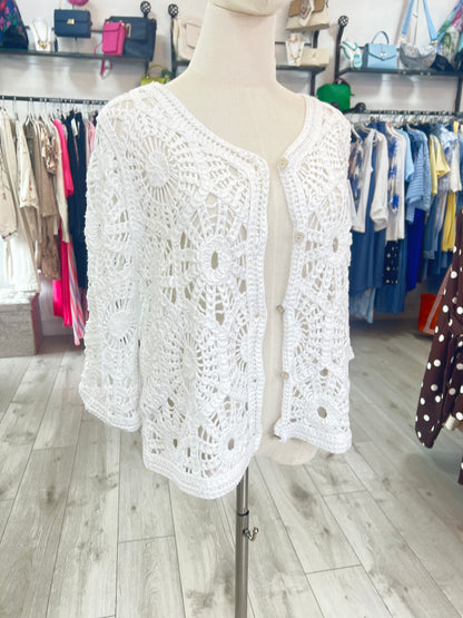 Crochet Cardigan With Buttons (4 Colours)