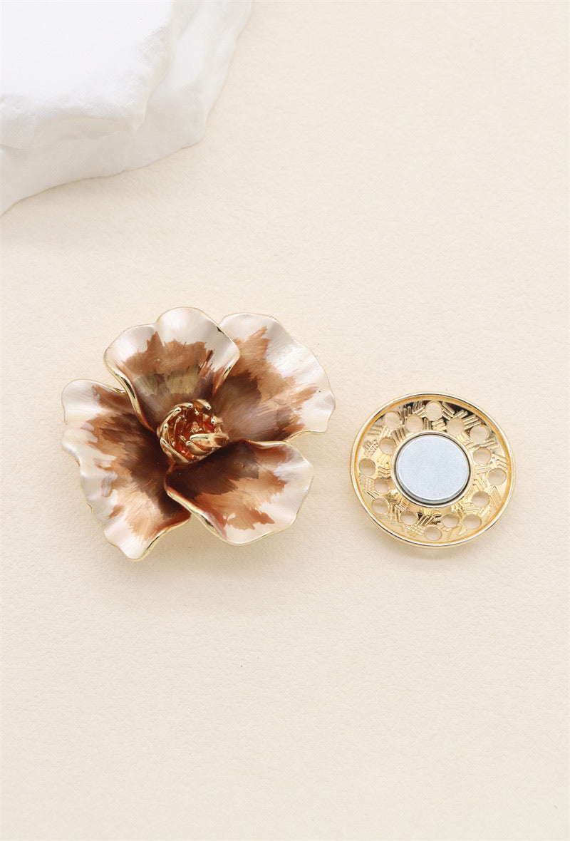 Magnetic Brooches Flower Design (3 Colours)