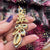 Multicoloured Jewelled Chandelier Earrings
