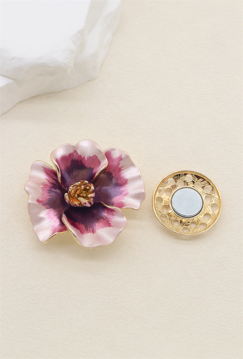 Magnetic Brooches Flower Design (3 Colours)