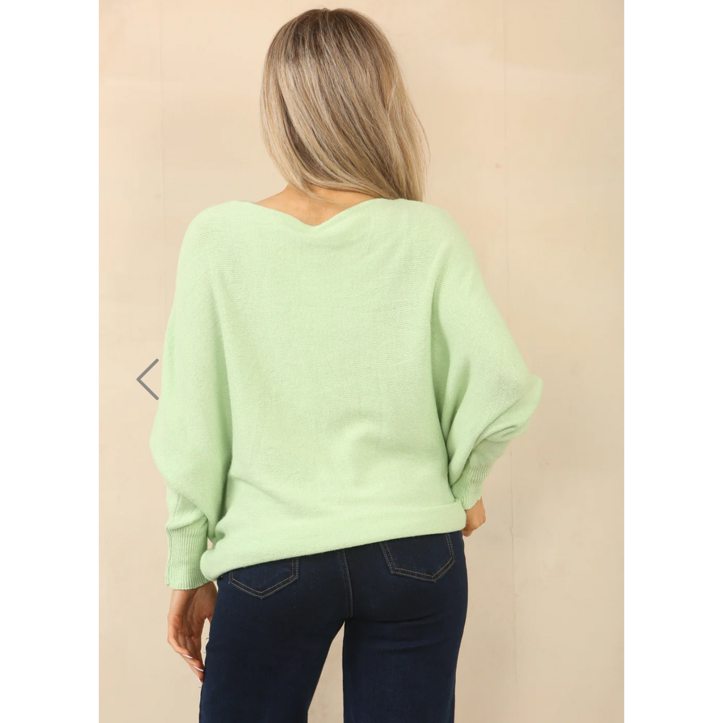 Zara Mint Knit Batwing Jumper