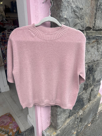 DECK Red Half Sleeve Knitted Jumper (5 Colours)