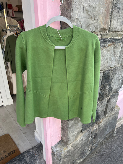 Tabatha Short Green Cardigan