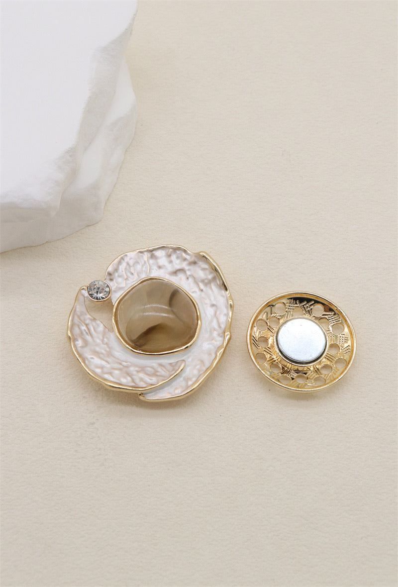 Magnetic Brooches Circular (3 Colours)
