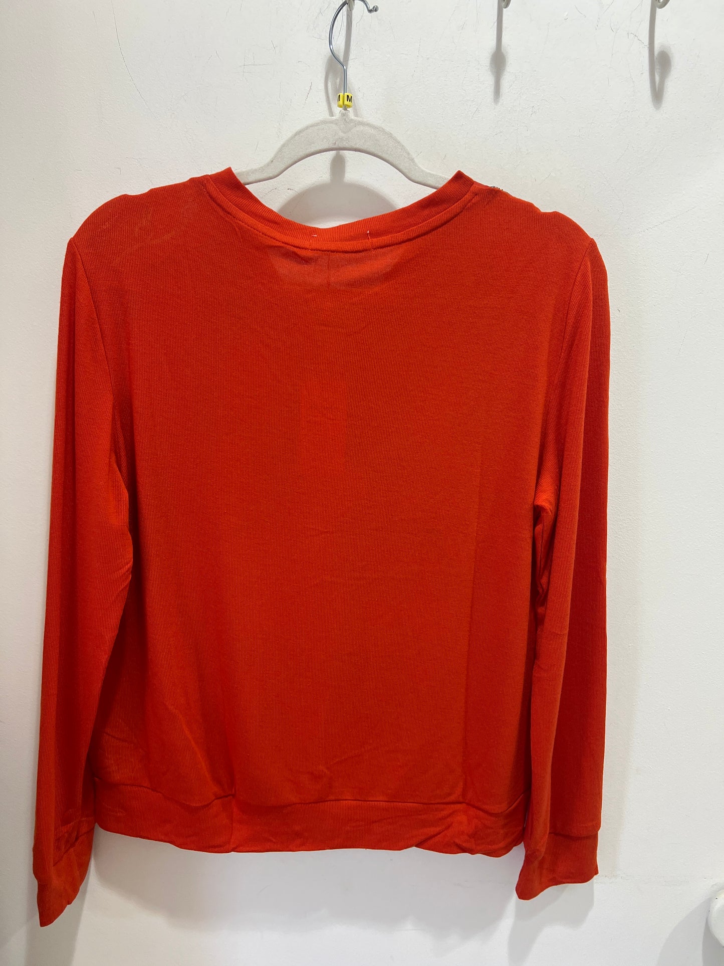 Red Printed Cardigan Button Front V Neck