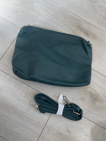 Teal Slouch Shoulder Bag