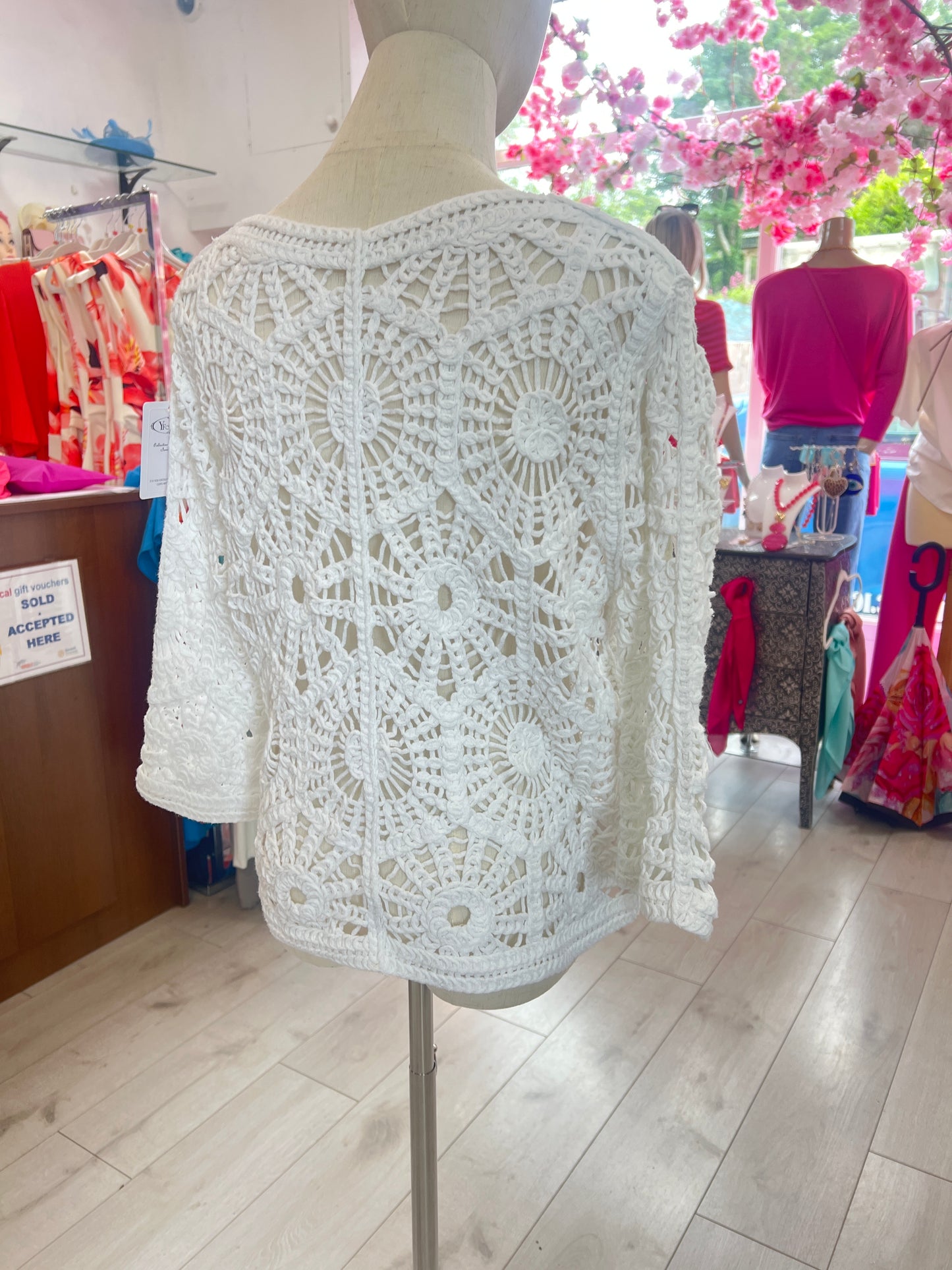 Crochet Cardigan With Buttons (4 Colours)
