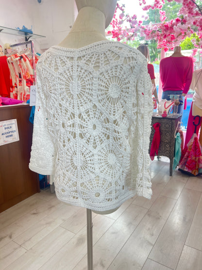 Crochet Cardigan With Buttons (4 Colours)