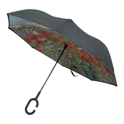 Upside Down Umbrella Autumn Landscape Scene