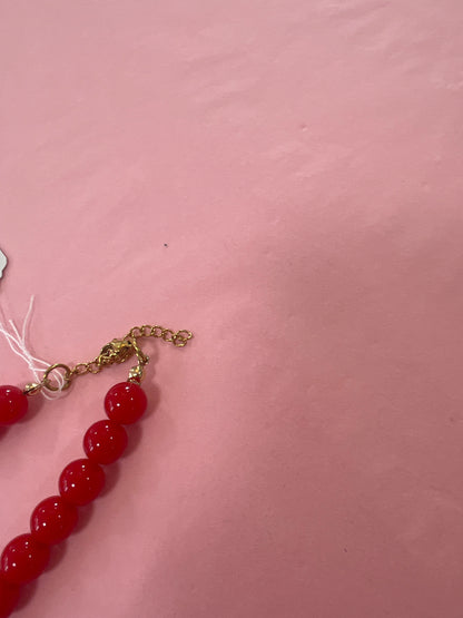 Statement Red Chunky Necklace