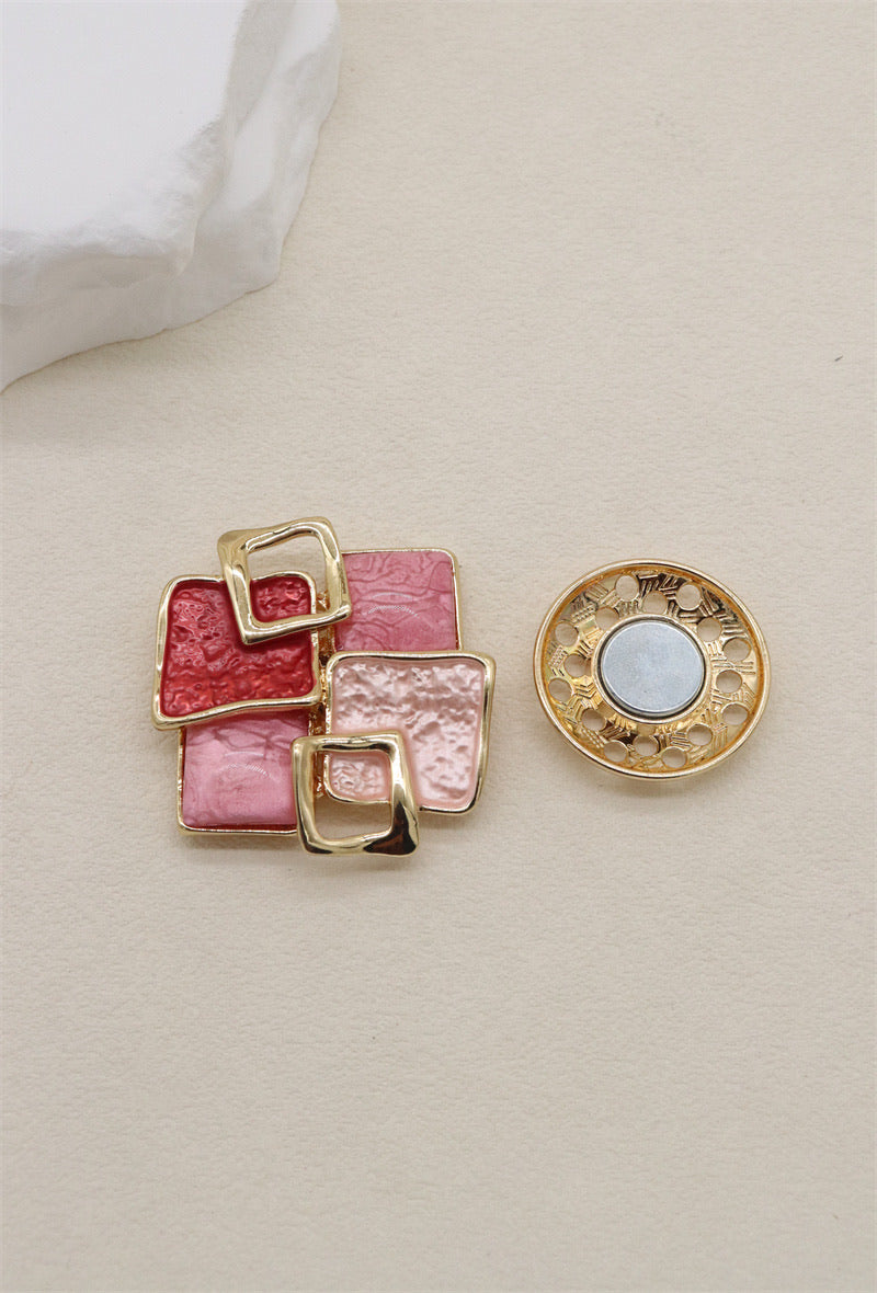 Magnetic Brooches Square (2 Colours)