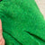 Green Lurex Knit Gloves