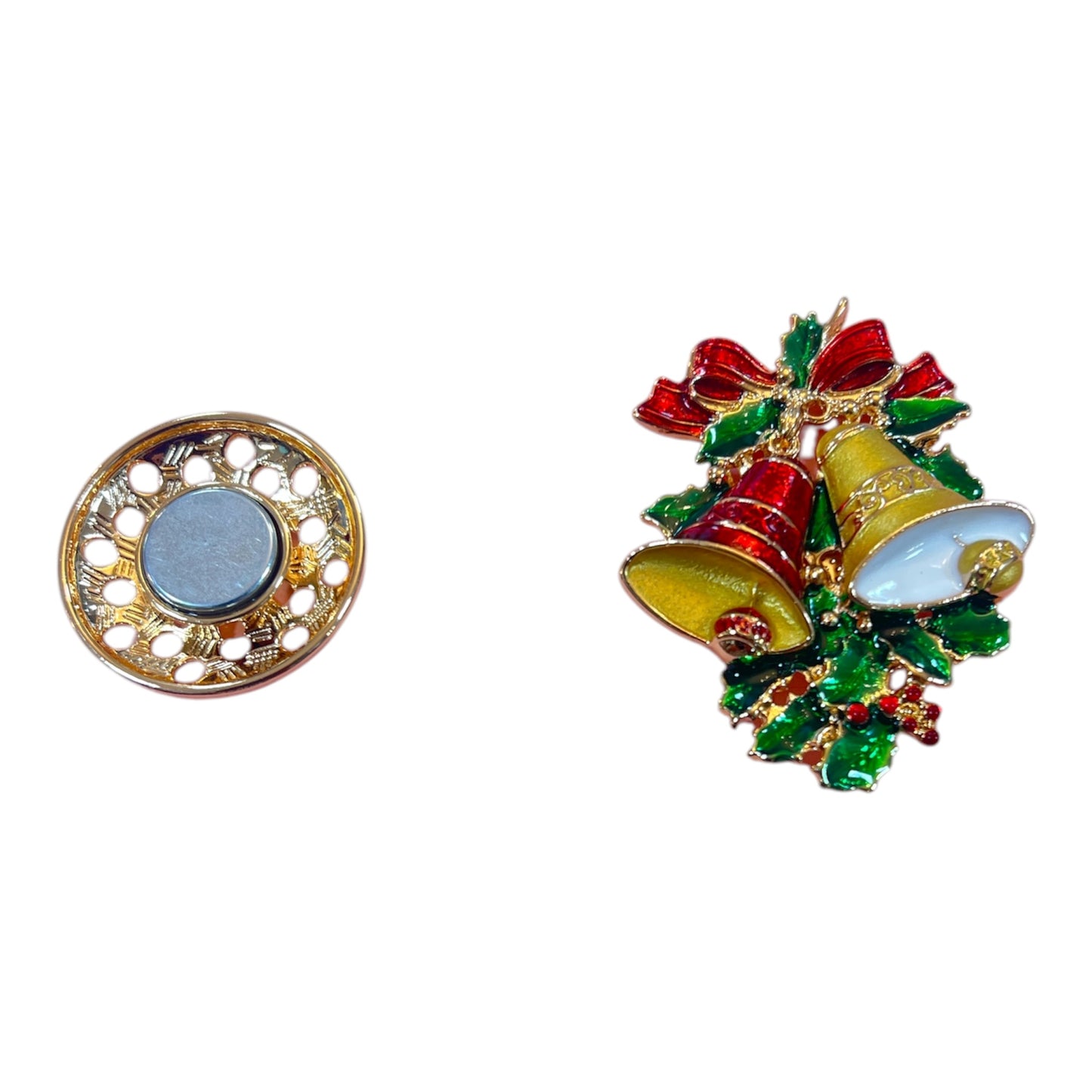Magnetic Brooch Jingle Bells
