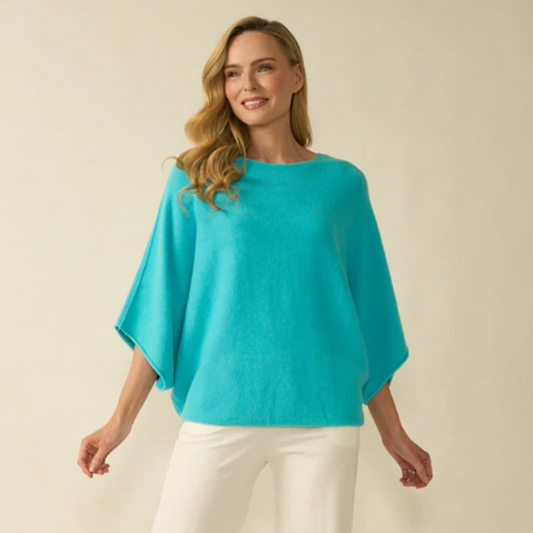 DECK Short Sleeve Batwing Jumper Coral