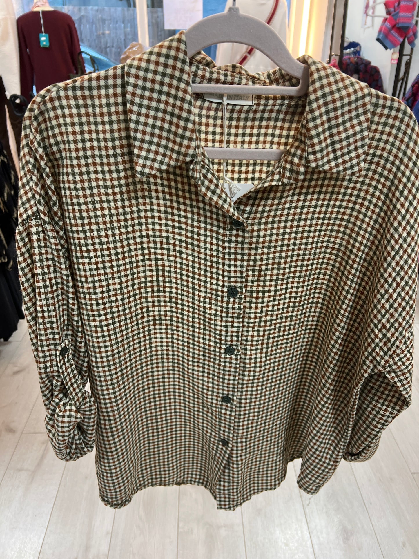 Cara Multicoloured Checked Shirt