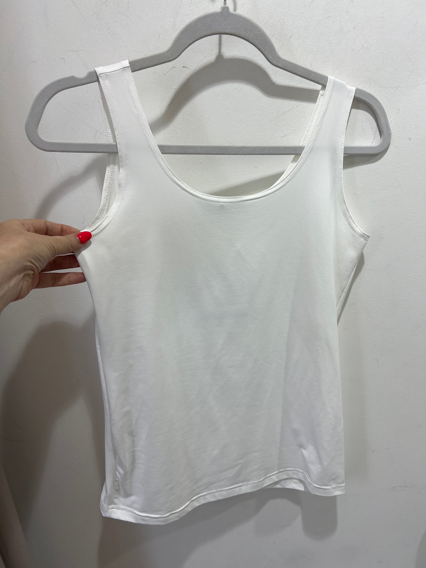 DECK Stretch Vest Top – Soft Cream