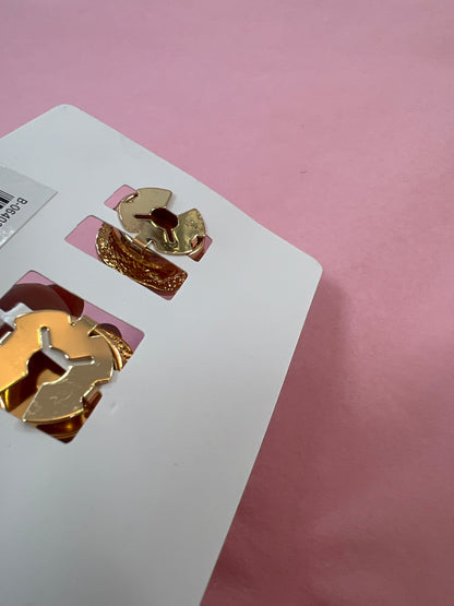 Gold & Pearl Square Cufflinks (Set)