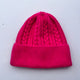 Pink Cable Knit Hat