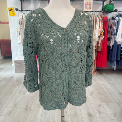 Crochet Cardigan With Buttons (4 Colours)