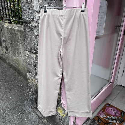 DECK 7/8 Turn-Up Trousers Taupe