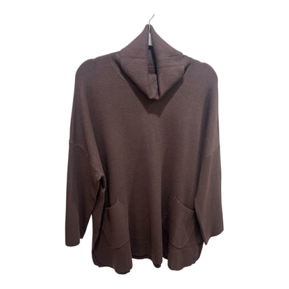 Emer Polo Neck Jumper/Pocket Brown (Fits 10-20)