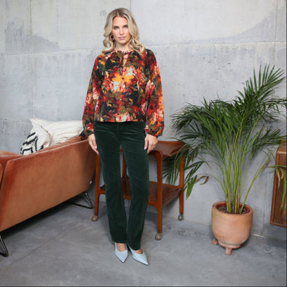 Rant & Rave Forest Green Cords (Regular Fit)