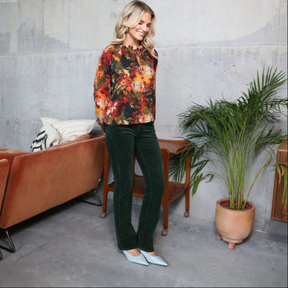 Rant & Rave Forest Green Cords (Regular Fit)