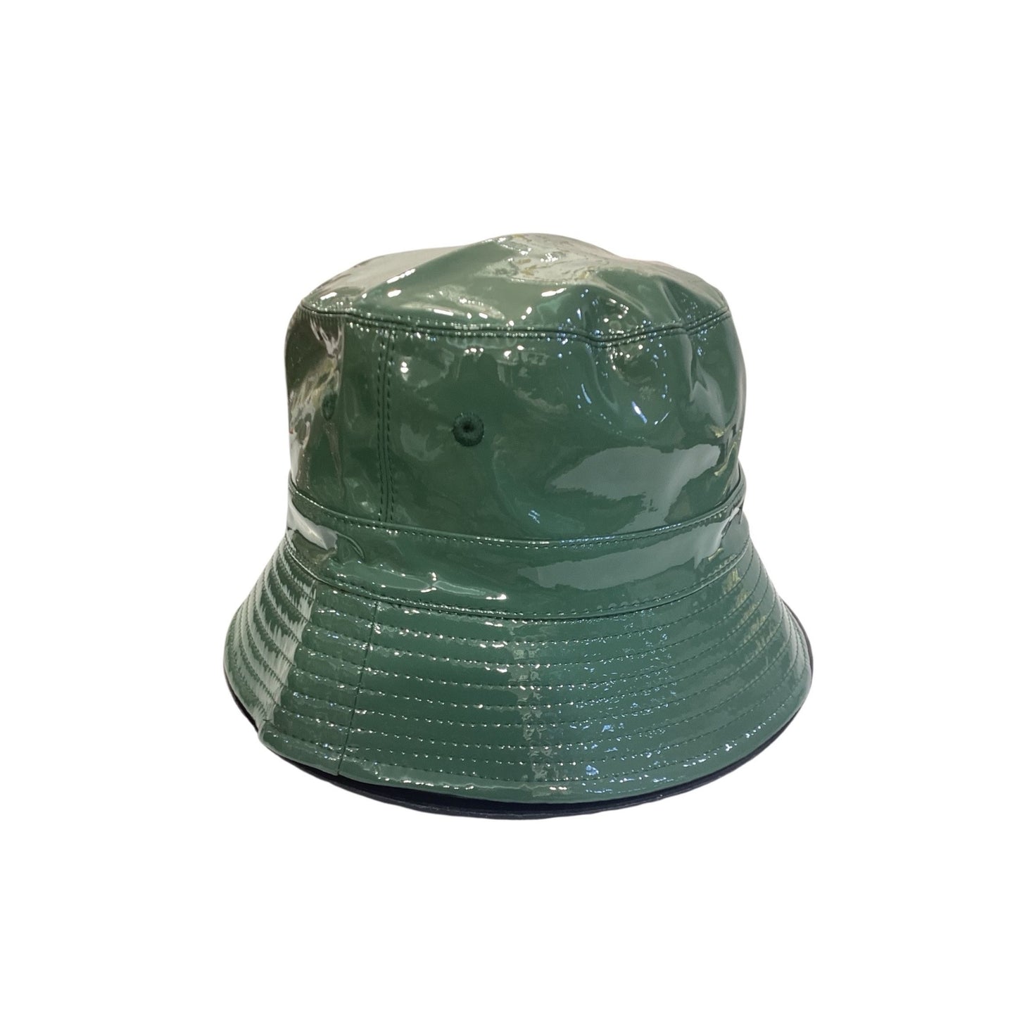 Green Patent Rainhat Reversible