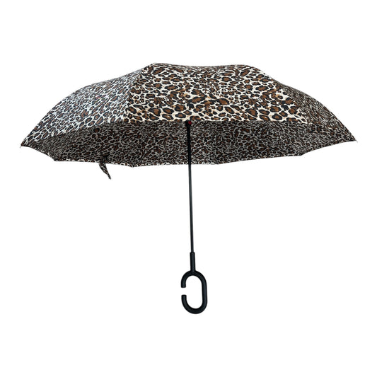 Upside Down Umbrella Leopard