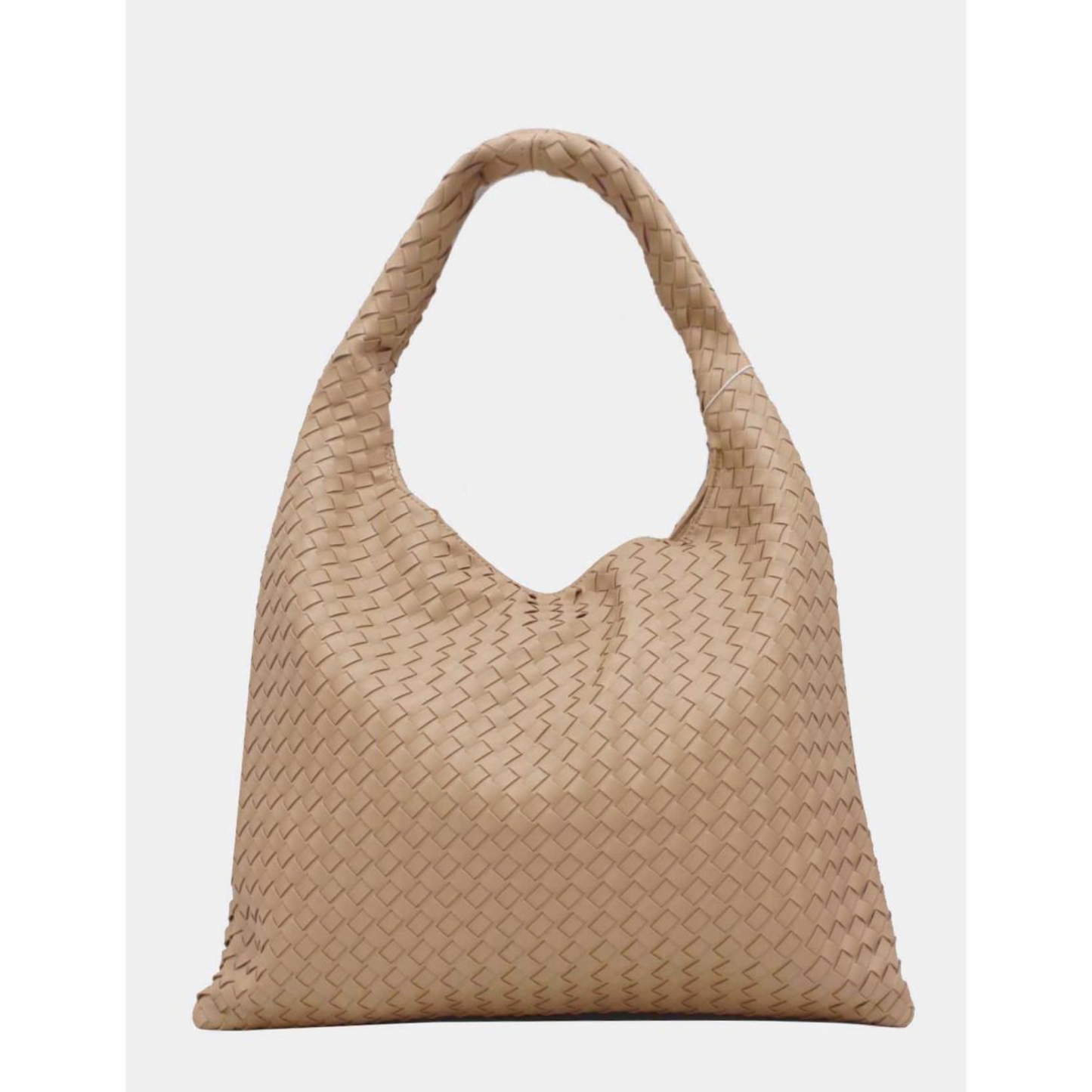Braided Shoulder Bag Camel