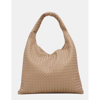 Braided Shoulder Bag Camel