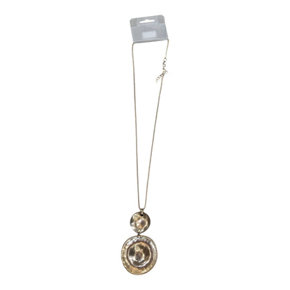 Long Metal Pendant Necklace (2 Colours)