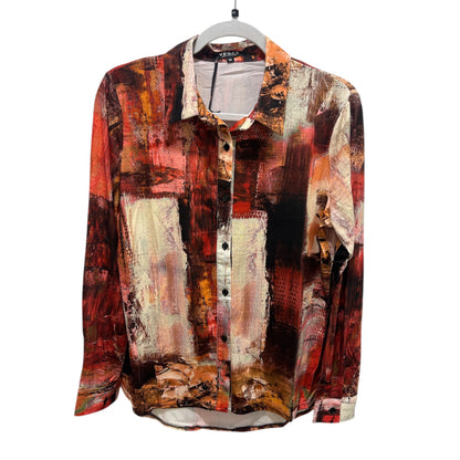 Tamara Multicoloured Shirt Orange/Brown