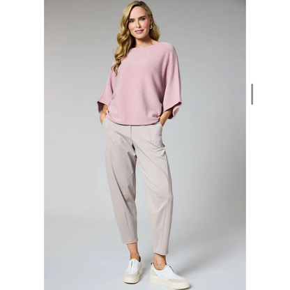 DECK Dusty Pink Batwing Jumper (Fits 8-18) PREORDER