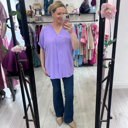 Olivia Lilac Top (One Size)