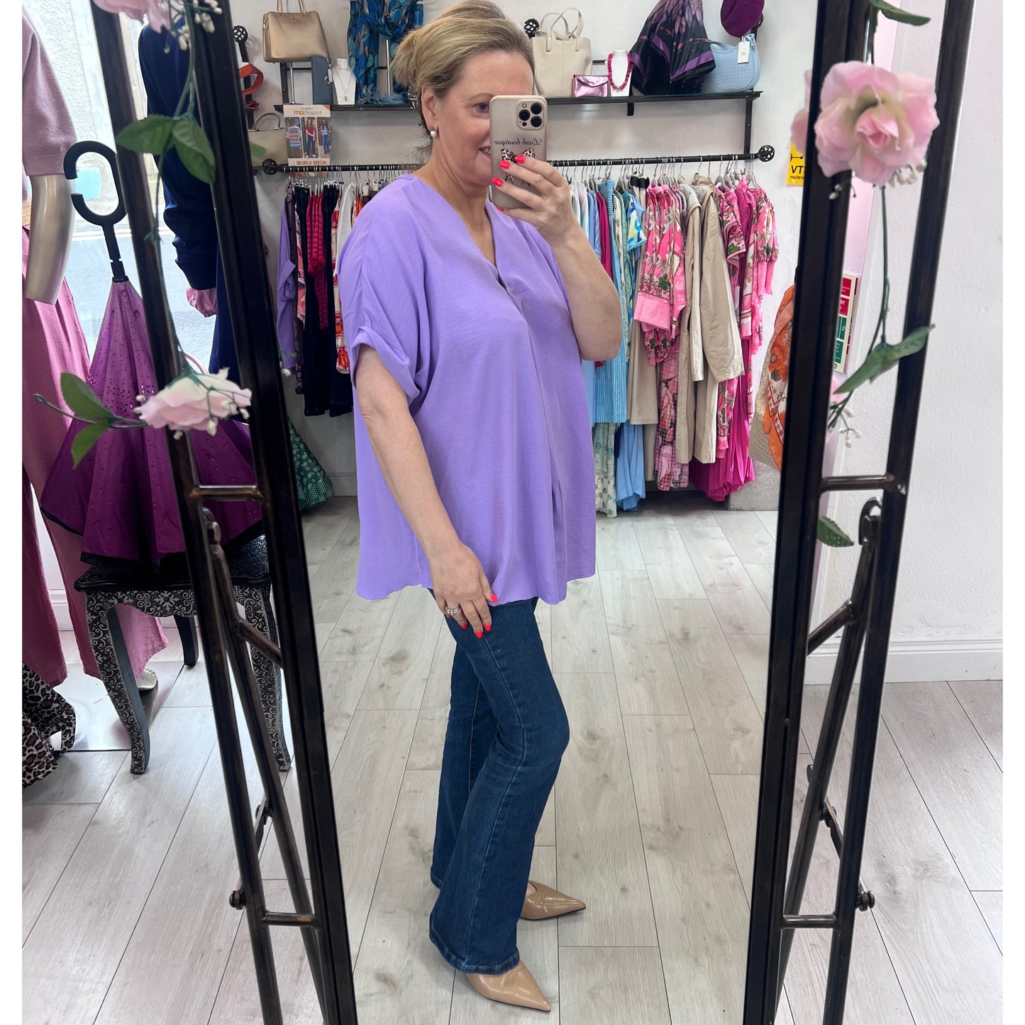 Olivia Lilac Top (One Size)