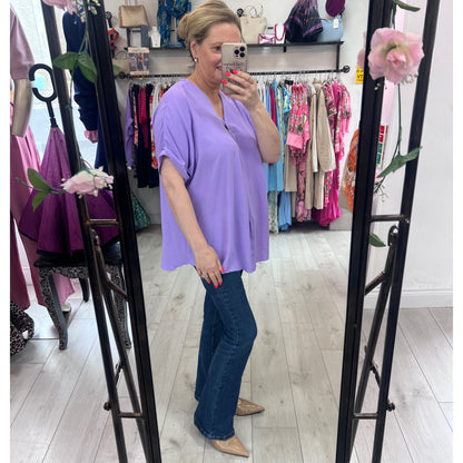 Olivia Lilac Top (One Size)