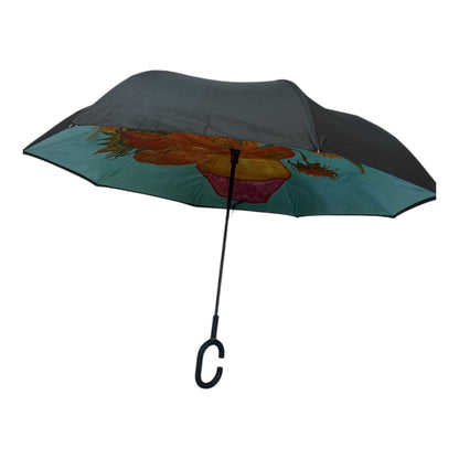 Upside Down Umbrella Sunflower Plant Pot